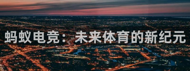 一竞技官网地址：蚂蚁电竞：未来体育的新纪元